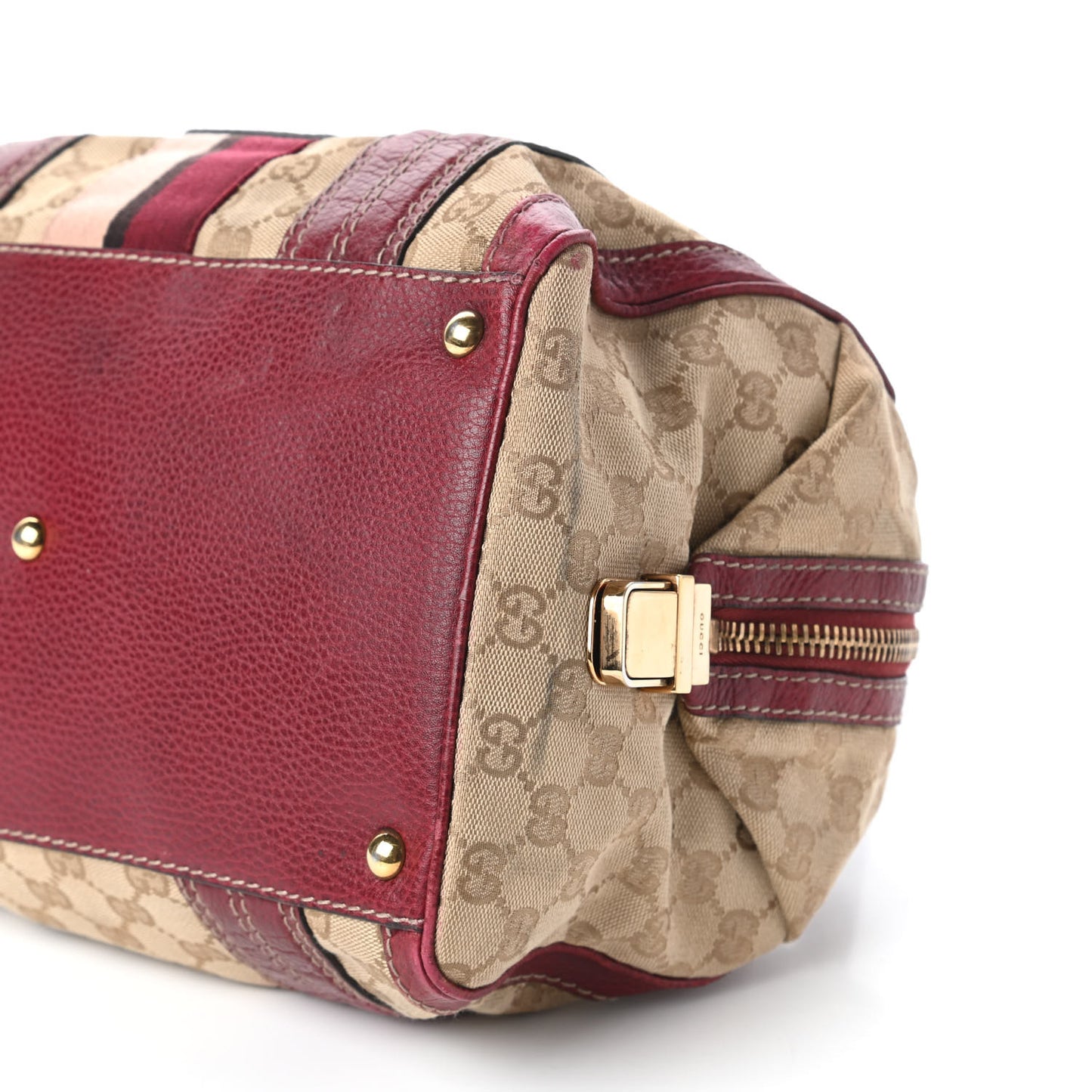 Monogram Medium Aviatrix Boston Ebony Bordeaux