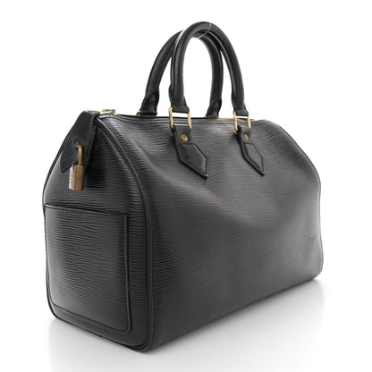 Louis Vuitton Epi Speedy 30 Black 2 of 14