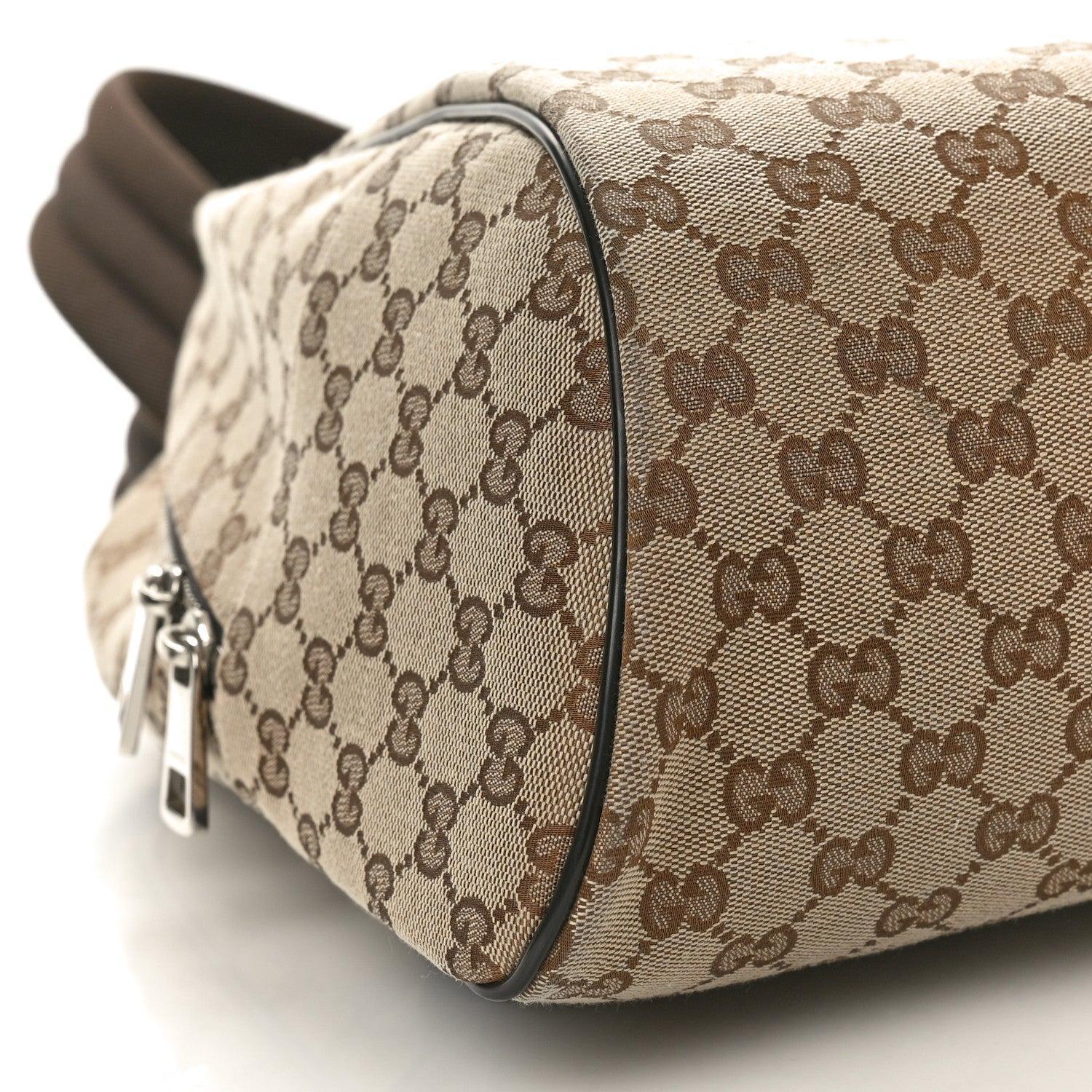 Gucci Monogram Travel Backpack Dark Brown 9 of 10