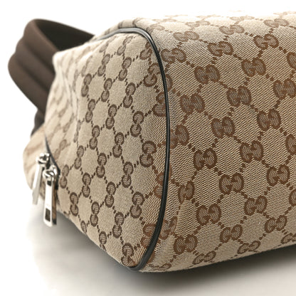 Gucci Monogram Travel Backpack Dark Brown 9 of 10