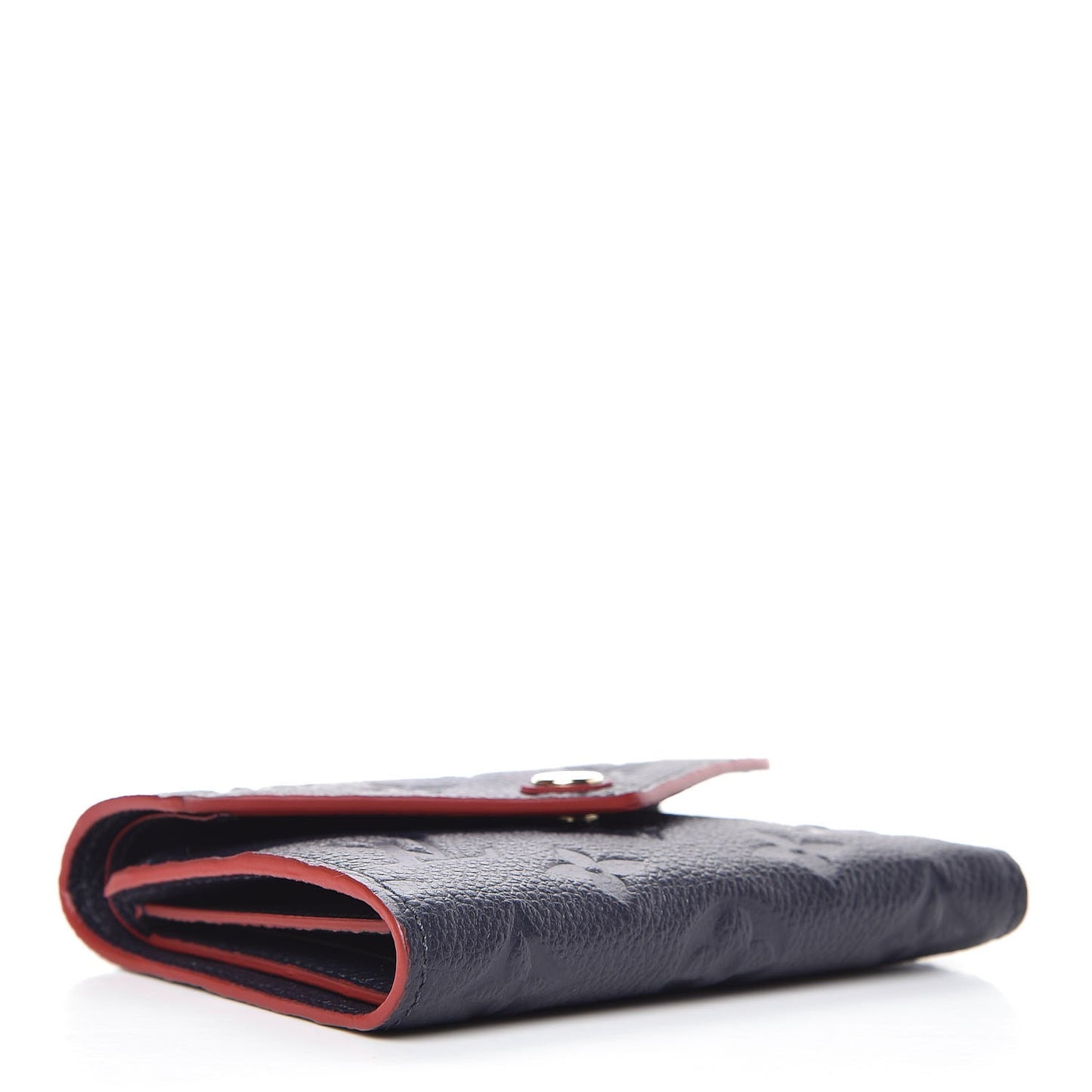 Empreinte Victorine Wallet Marine Rouge