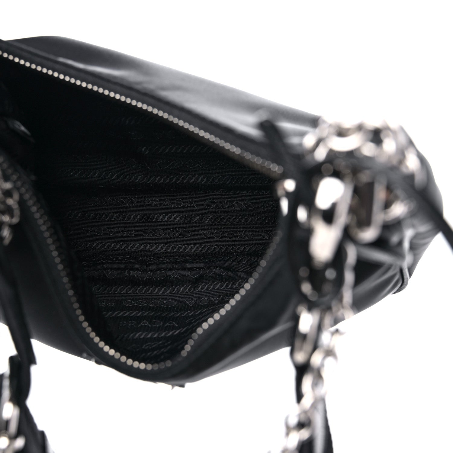 Prada Nylon Re-Edition 2005 Shoulder Bag Black 5 of 8