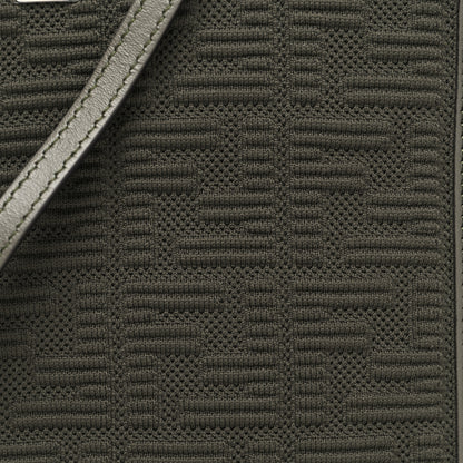 Fendi Technical Fabric Vitello Ceylon Plexiglass FF Mini Fendi Sunshine Shopper Tote Wood 8 of 12