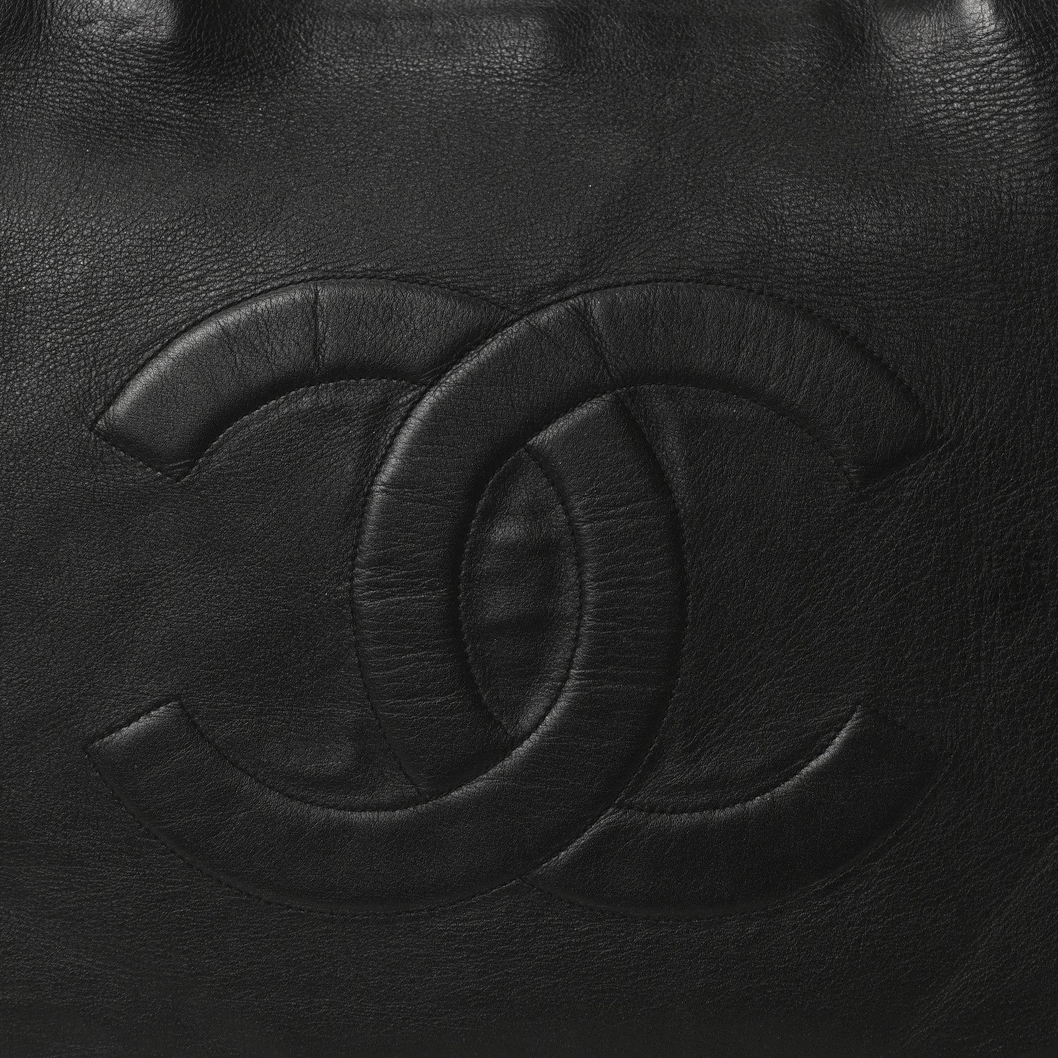 Chanel Lambskin CC Tote Black 8 of 10