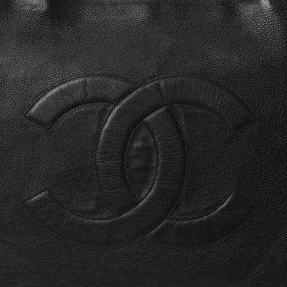 Chanel Lambskin CC Tote Black 8 of 10