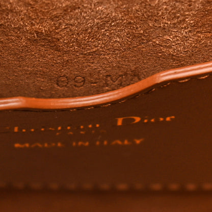 Christian Dior Box Calfskin Medium Bobby Flap Dark Tan 6 of 10