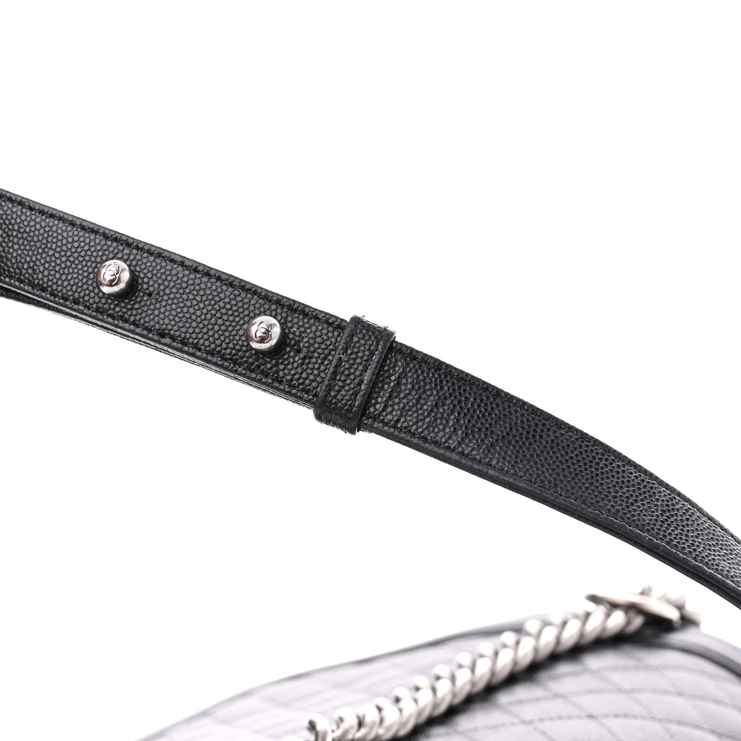 Chanel Caviar Quilted Medium Boy Flap Black 15 of 15