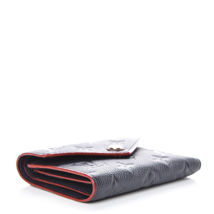 Louis Vuitton Empreinte Victorine Wallet Marine Rouge 4 of 10