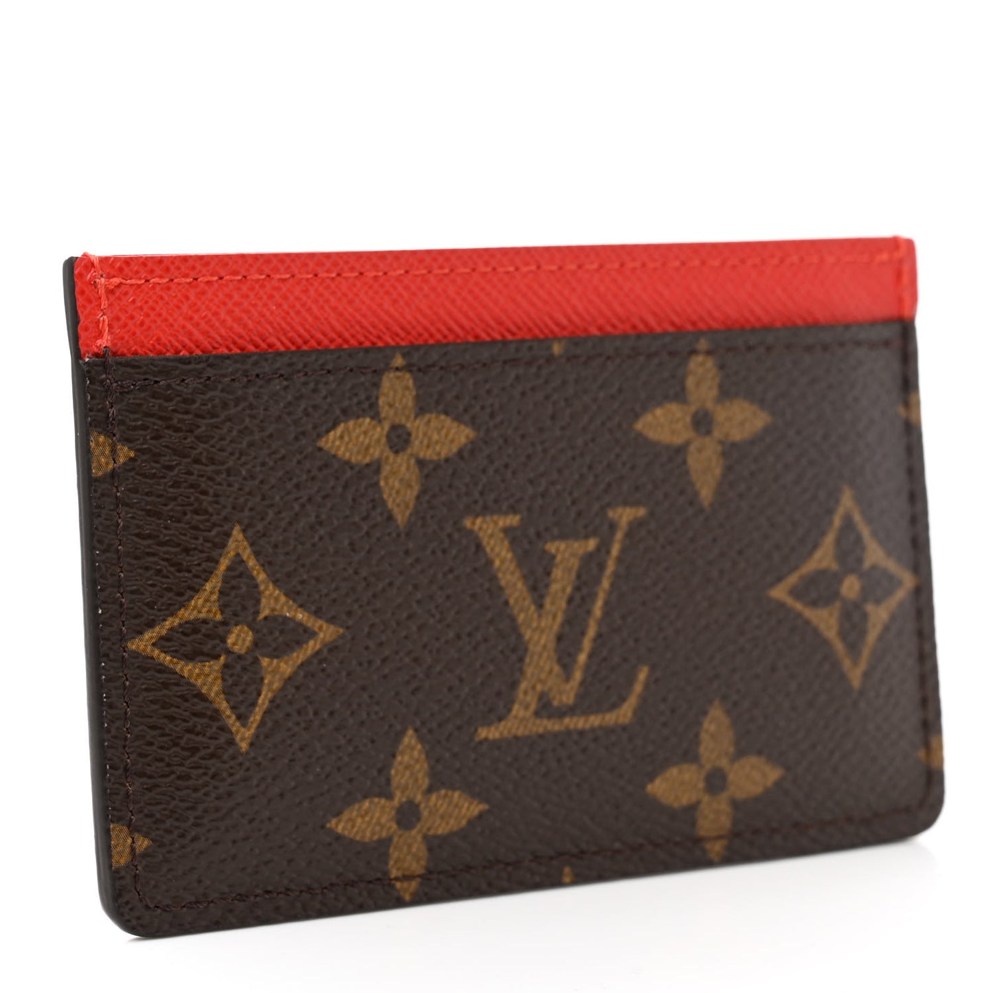Monogram My LV Heritage Card Holder Rouge Fuchsia