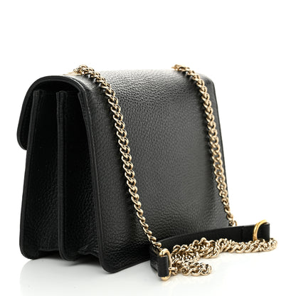 Gucci Dollar Calfskin Small Interlocking G Shoulder Bag Black 3 of 13