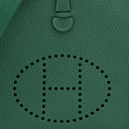 Hermes Taurillon Clemence Evelyne TPM Vert Vertigo 8 of 11