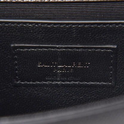 Saint Laurent Grain De Poudre Small Monogram Kate Satchel Black 7 of 7
