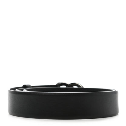 Chanel Calfskin Pearl Crystal CC Belt 85 34 Black 2 of 7