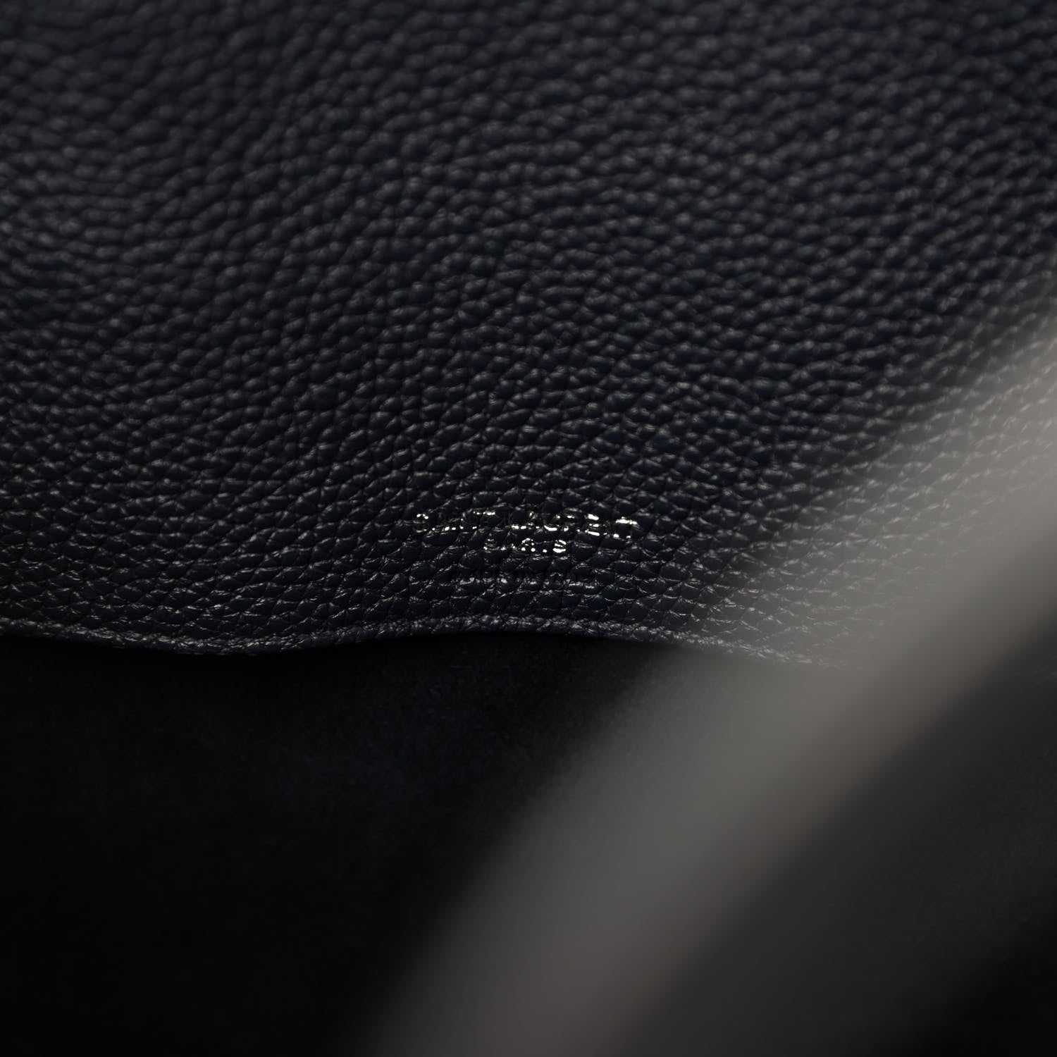 Saint Laurent Grained Calfskin Small Supple Sac De Jour Navy 6 of 9
