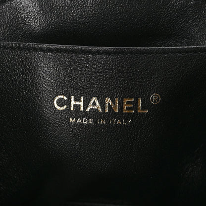 Chanel Lambskin Quilted Trendy Vanity Case Black 7 of 10