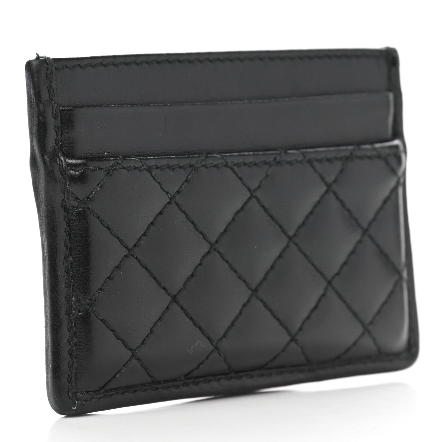 Gucci Calfskin Web Trapuntata Ophidia Card Holder Black 3 of 7