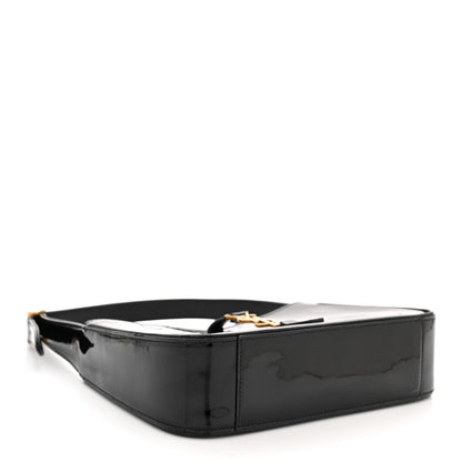 Saint Laurent Patent Le 5 A 7 Hobo Black 4 of 11