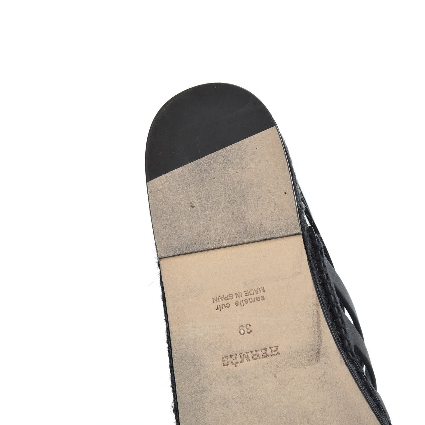 Calfskin Costanza Espadrilles 39 Black