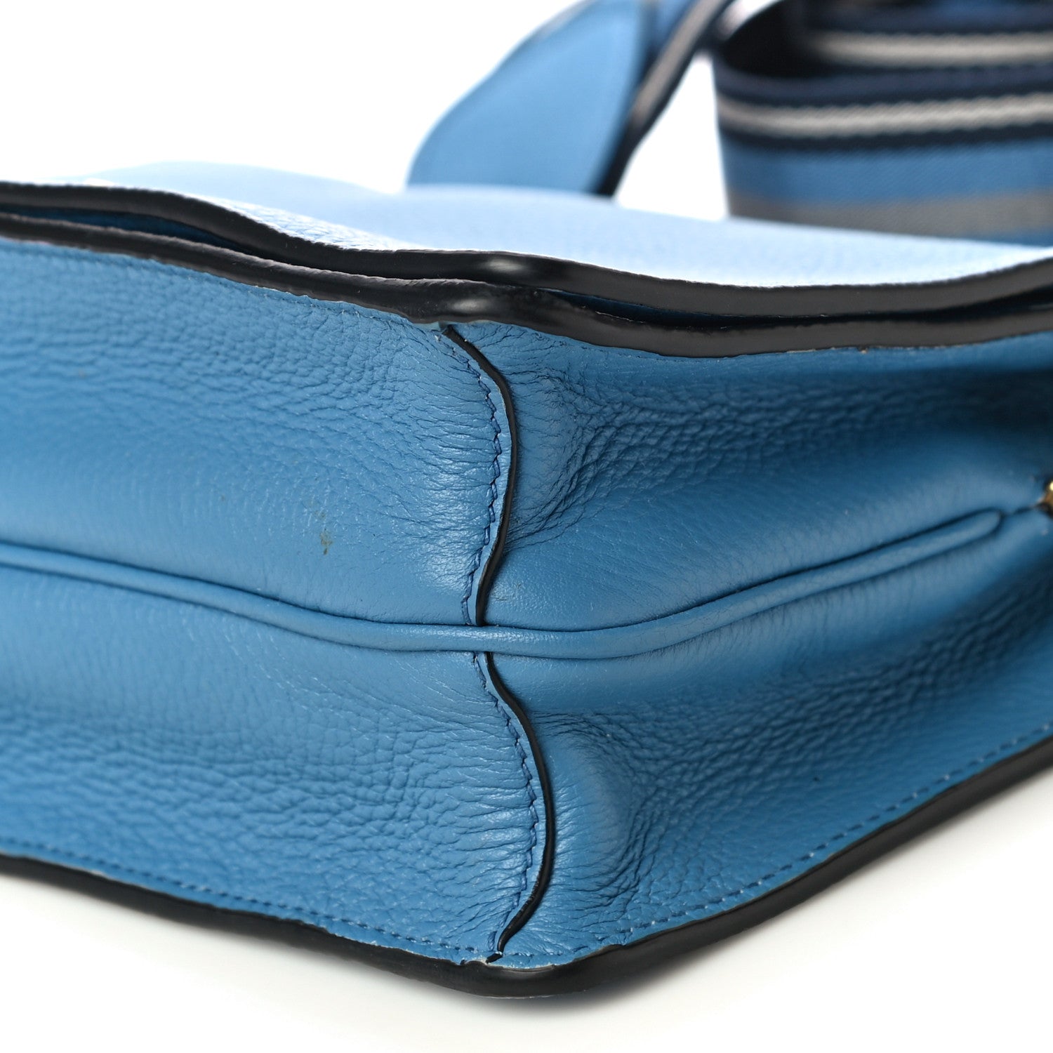 Prada Vitello Daino Flap Crossbody Mare 10 of 10