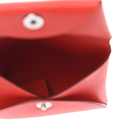 Hermes Epsom Bastia Coin Purse Rouge de Coeur 5 of 6