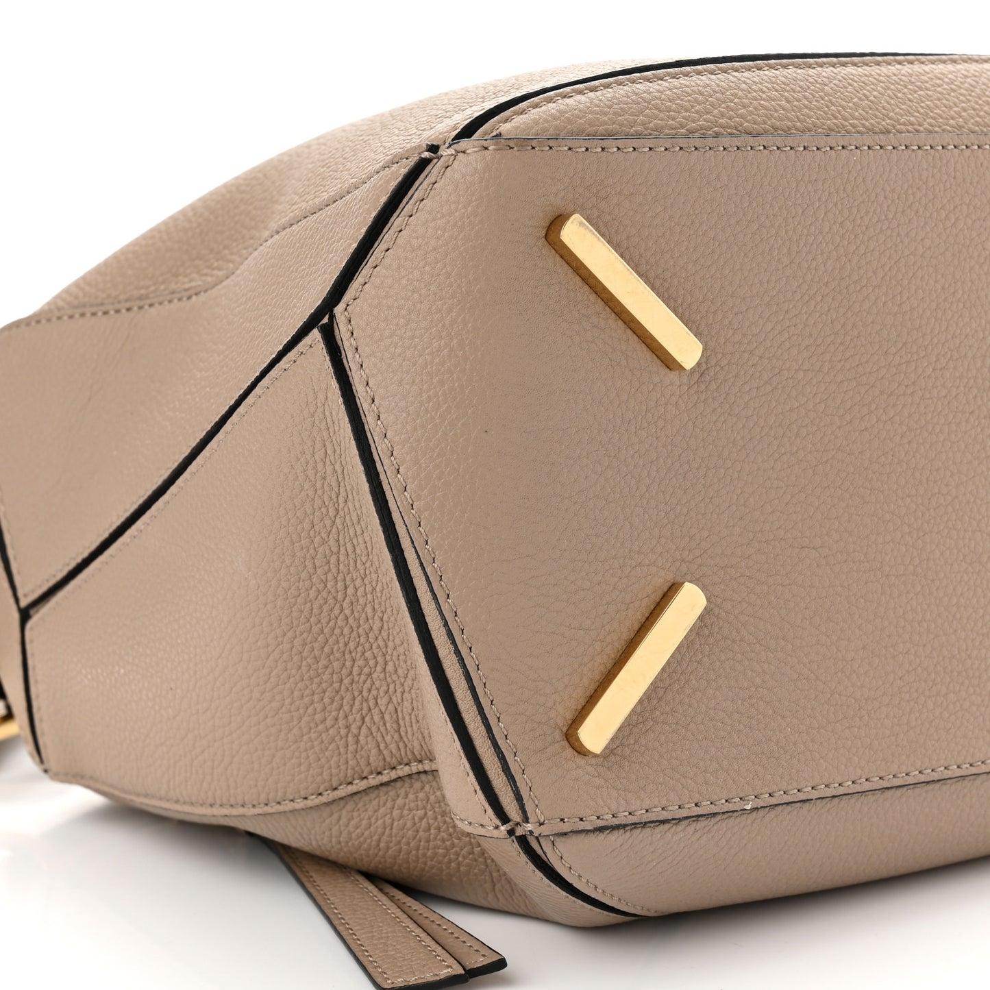 Calfskin Medium Puzzle Bag Sand