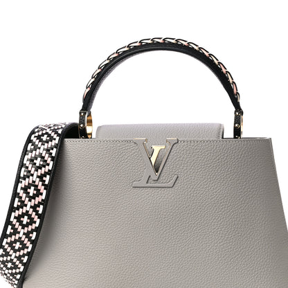 Louis Vuitton Taurillon Woven Capucines PM 6 of 9