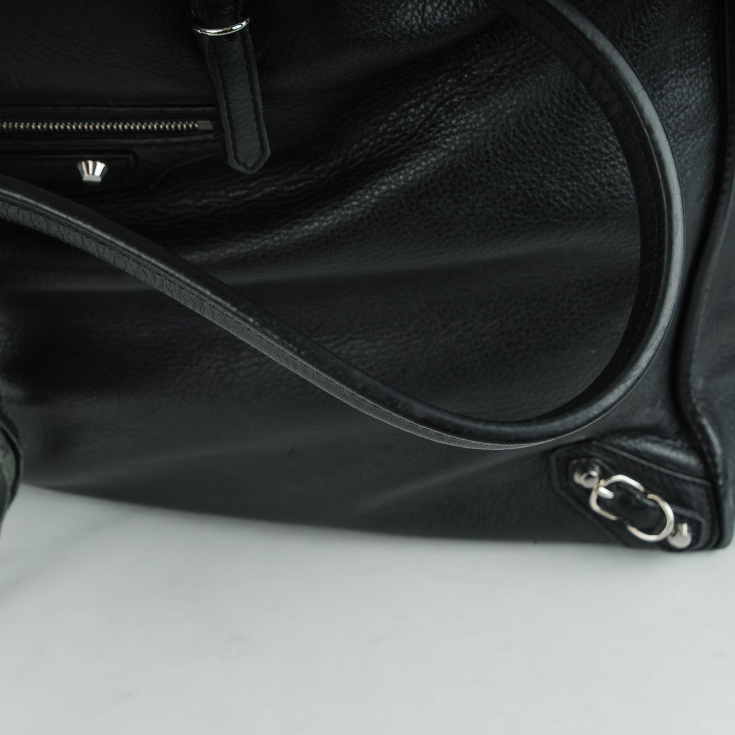 Supple Calfskin Papier A4 Tote Black