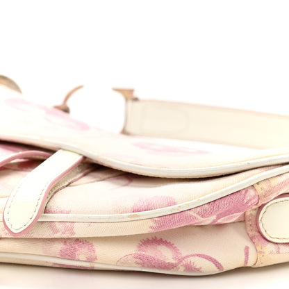 Christian Dior Monogram Floral Saddle Bag Pink 9 of 9