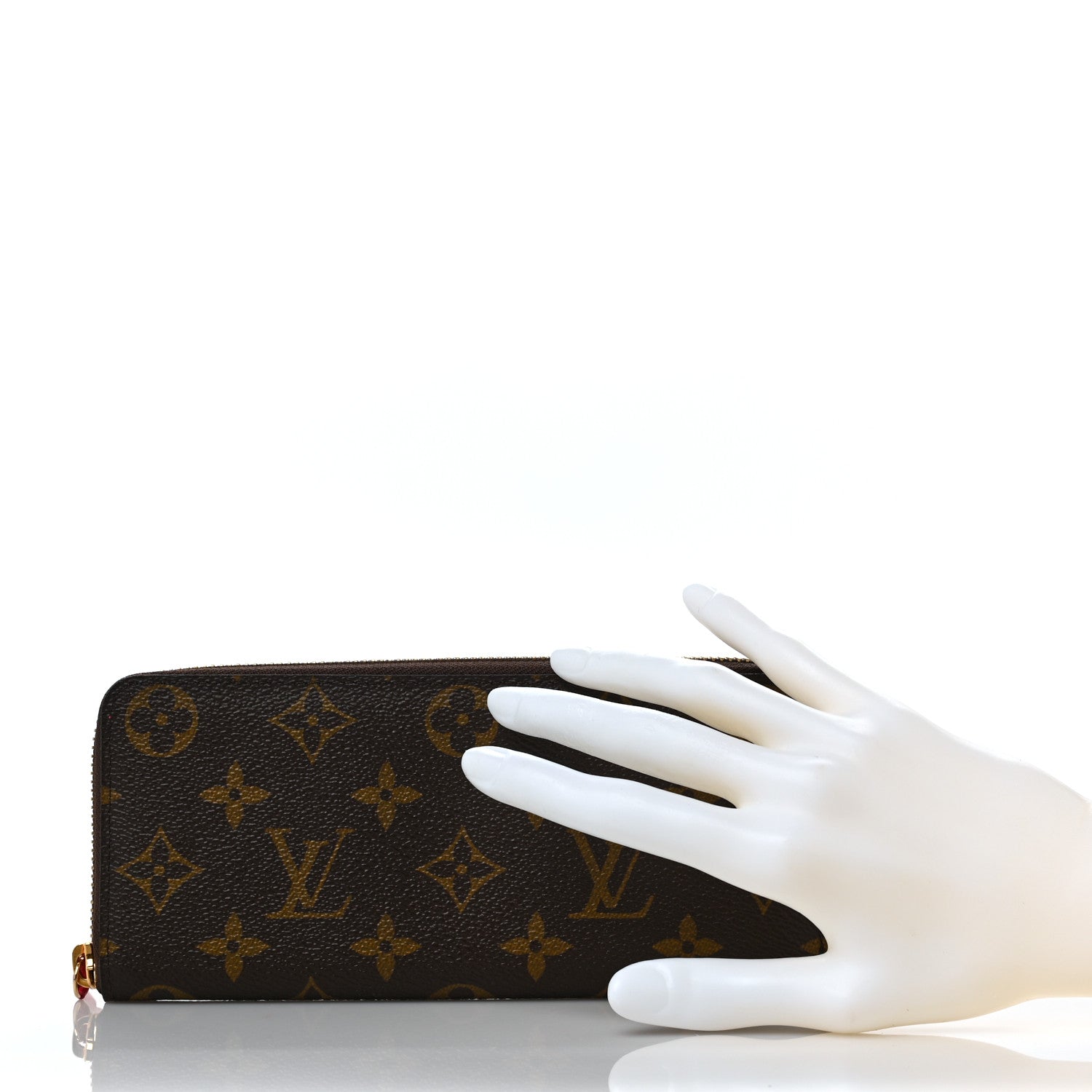 Louis Vuitton Monogram Clemence Wallet Fuchsia 2 of 9