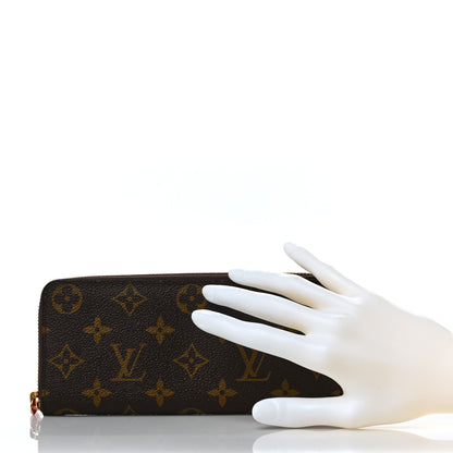 Louis Vuitton Monogram Clemence Wallet Fuchsia 2 of 9