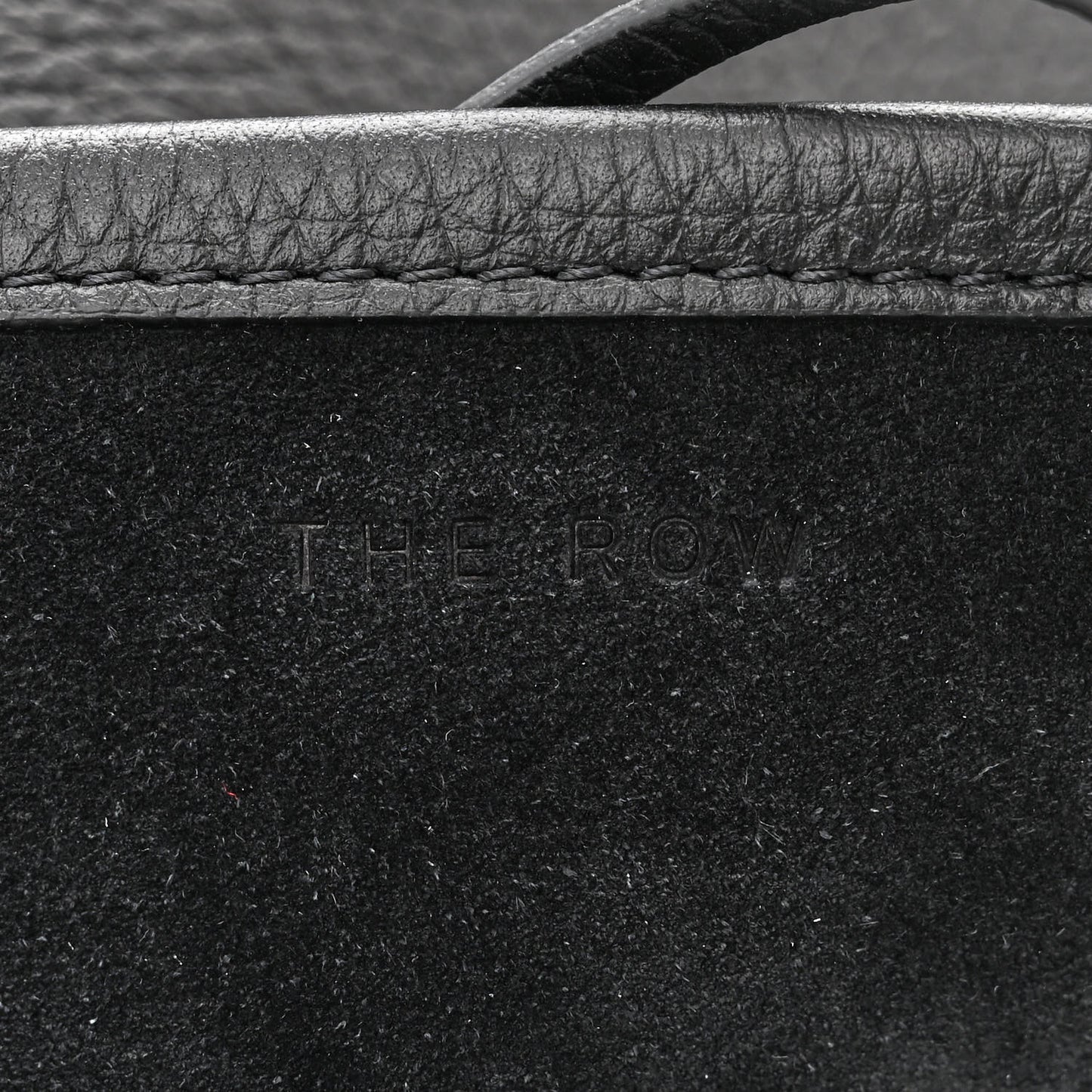 Grained Calfskin Medium N/S Park Tote Black