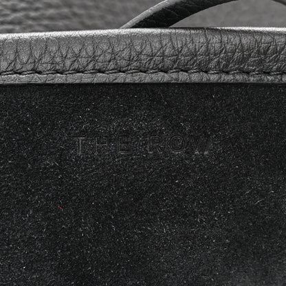 The Row Grained Calfskin Medium N/S Park Tote Black 6 of 11