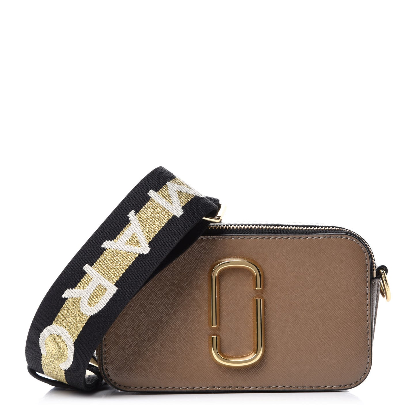 Saffiano Small Snapshot Camera Bag Sandcastle