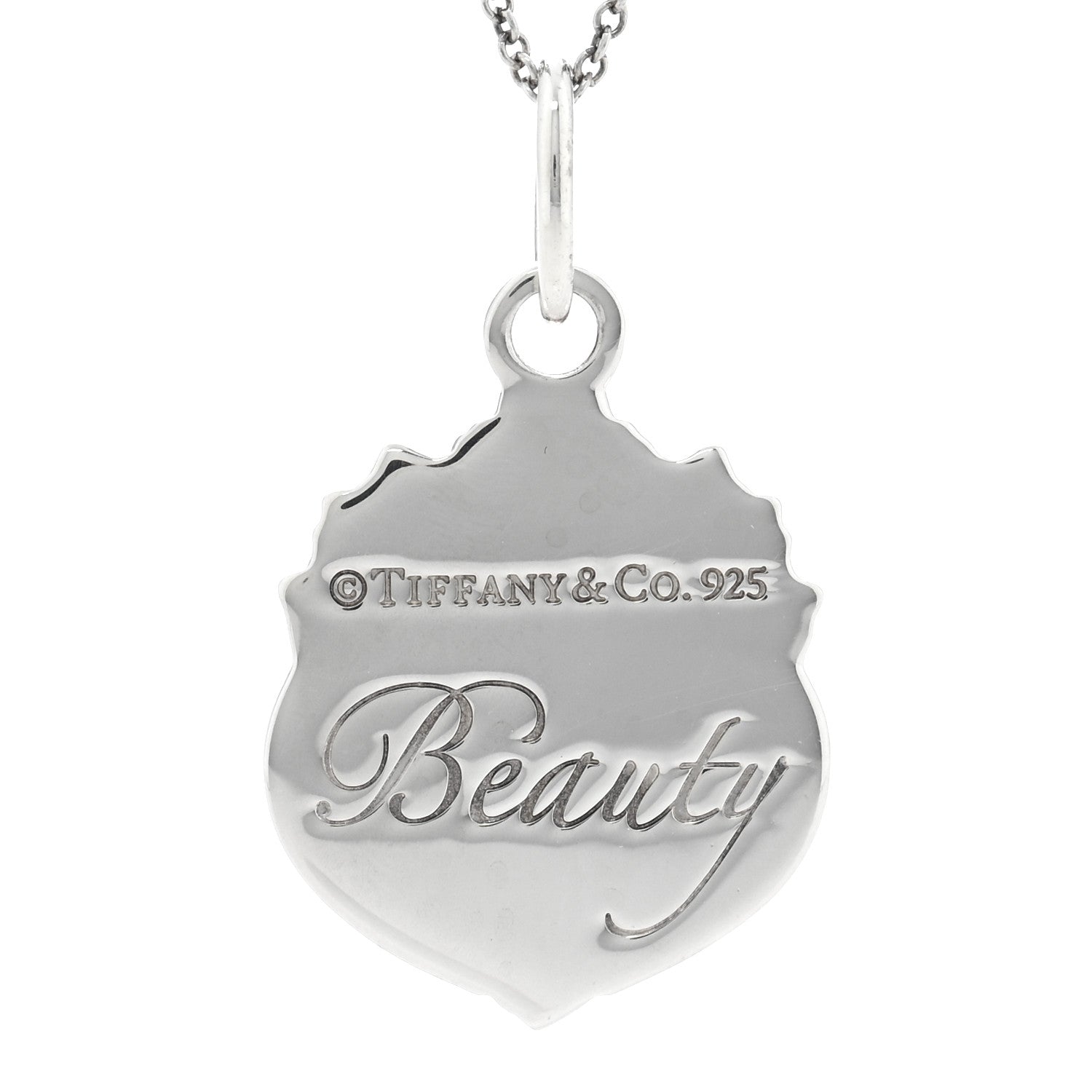 Tiffany Sterling Silver Olympian Beauty Pendant Necklace 6 of 6