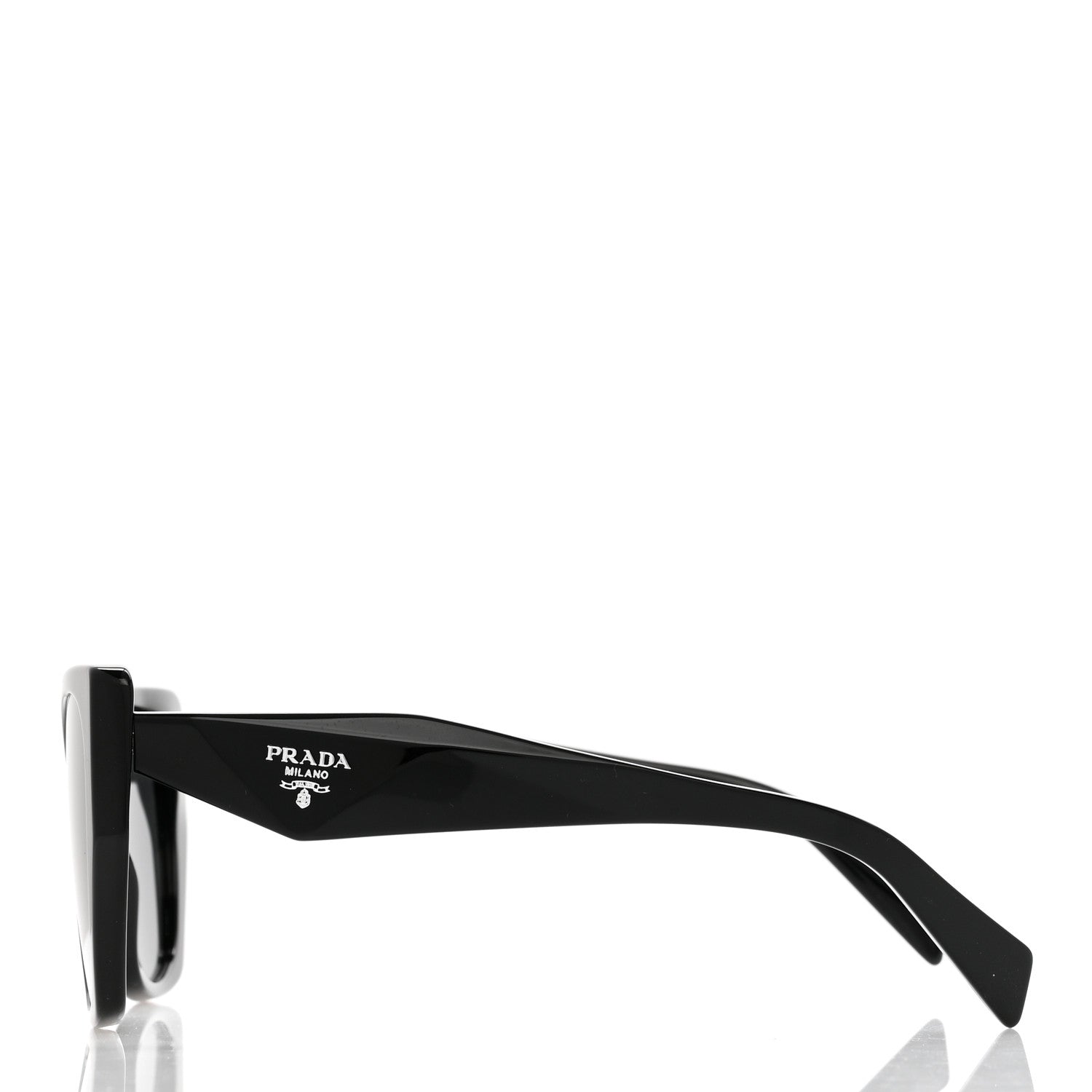 Prada Acetate Symbole Sunglasses SPR 19Z Black 3 of 10