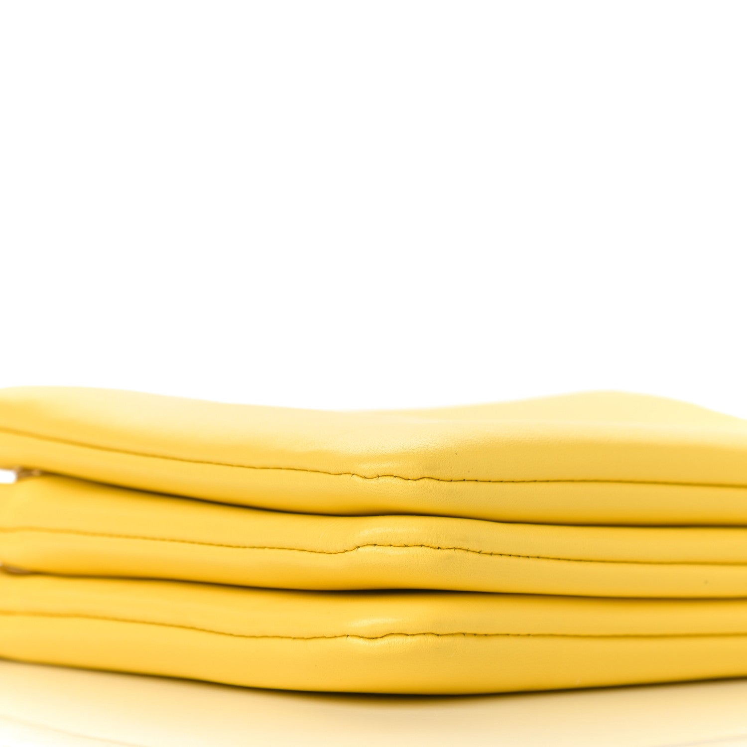 Celine Lambskin Small Trio Crossbody Bag Fluo Yellow 10 of 11