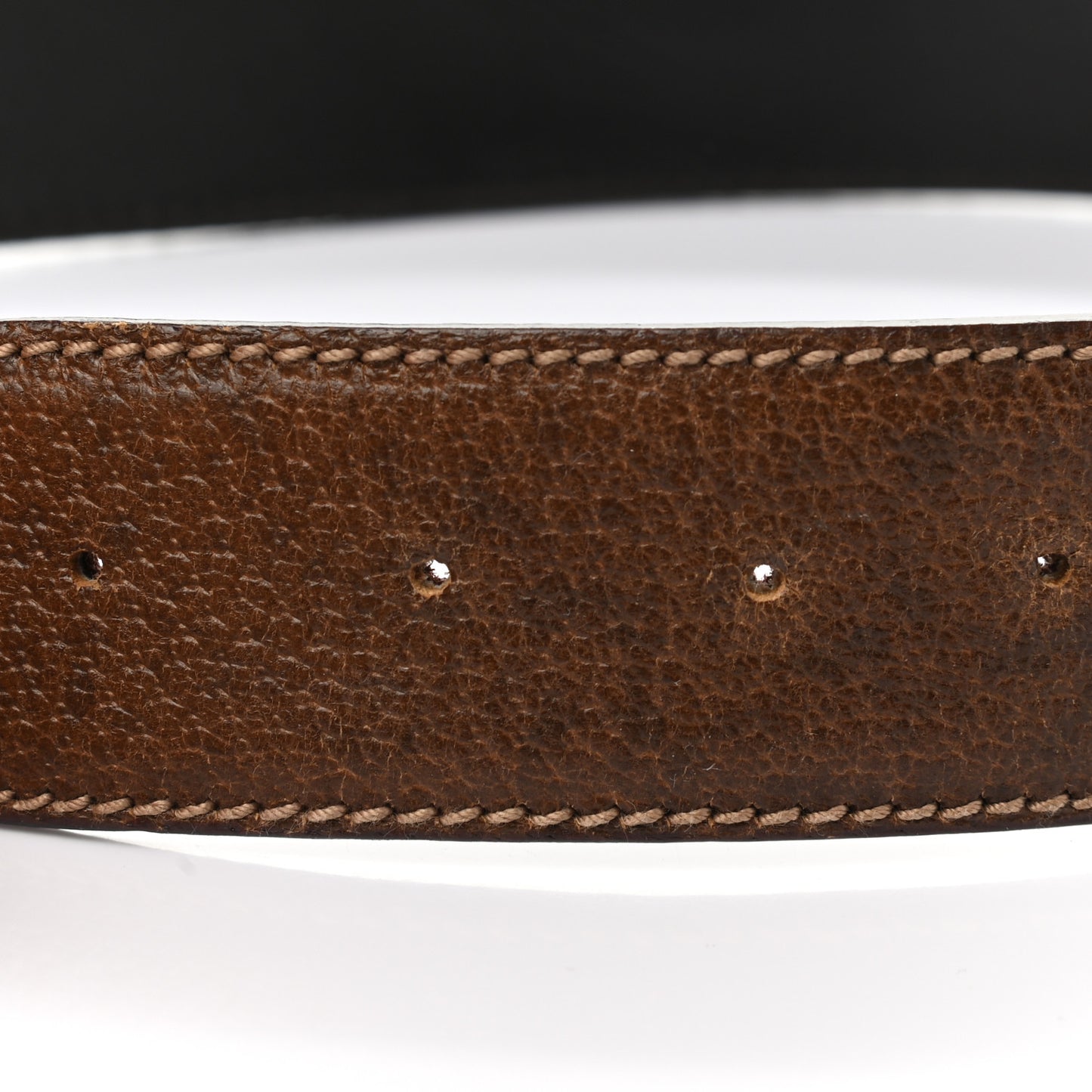 Nylon Calfskin Double G Web Belt 80 32 Green Red Cuir