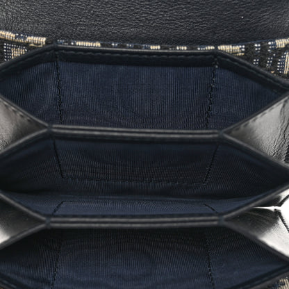 Christian Dior Oblique Saddle 5-Gusset Card Holder Blue 5 of 7