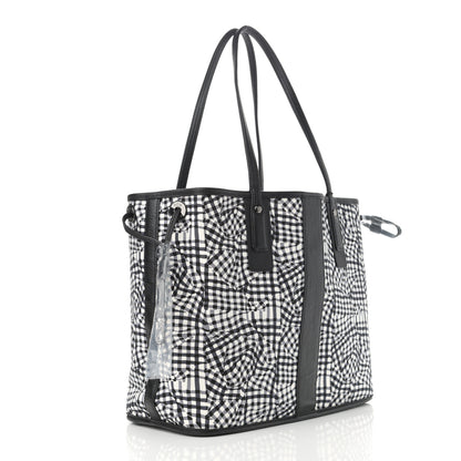 MCM Visetos Medium Liz Reversible Shopper Tote Black 6 of 16