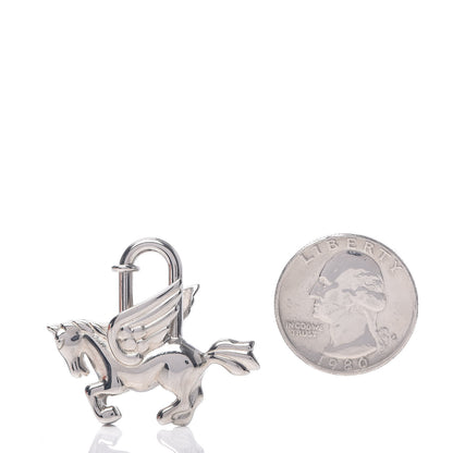Hermes Palladium Pegasus Cadena Lock 2 of 4