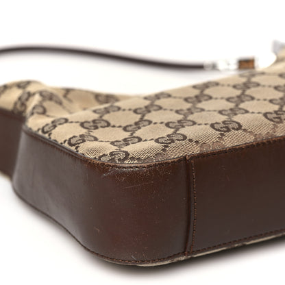Gucci Monogram GG Clasp Hobo Tan 8 of 9