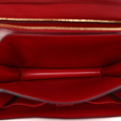 Celine Box Calfskin Medium Classic Box Flap Bag Dark Brick 5 of 10