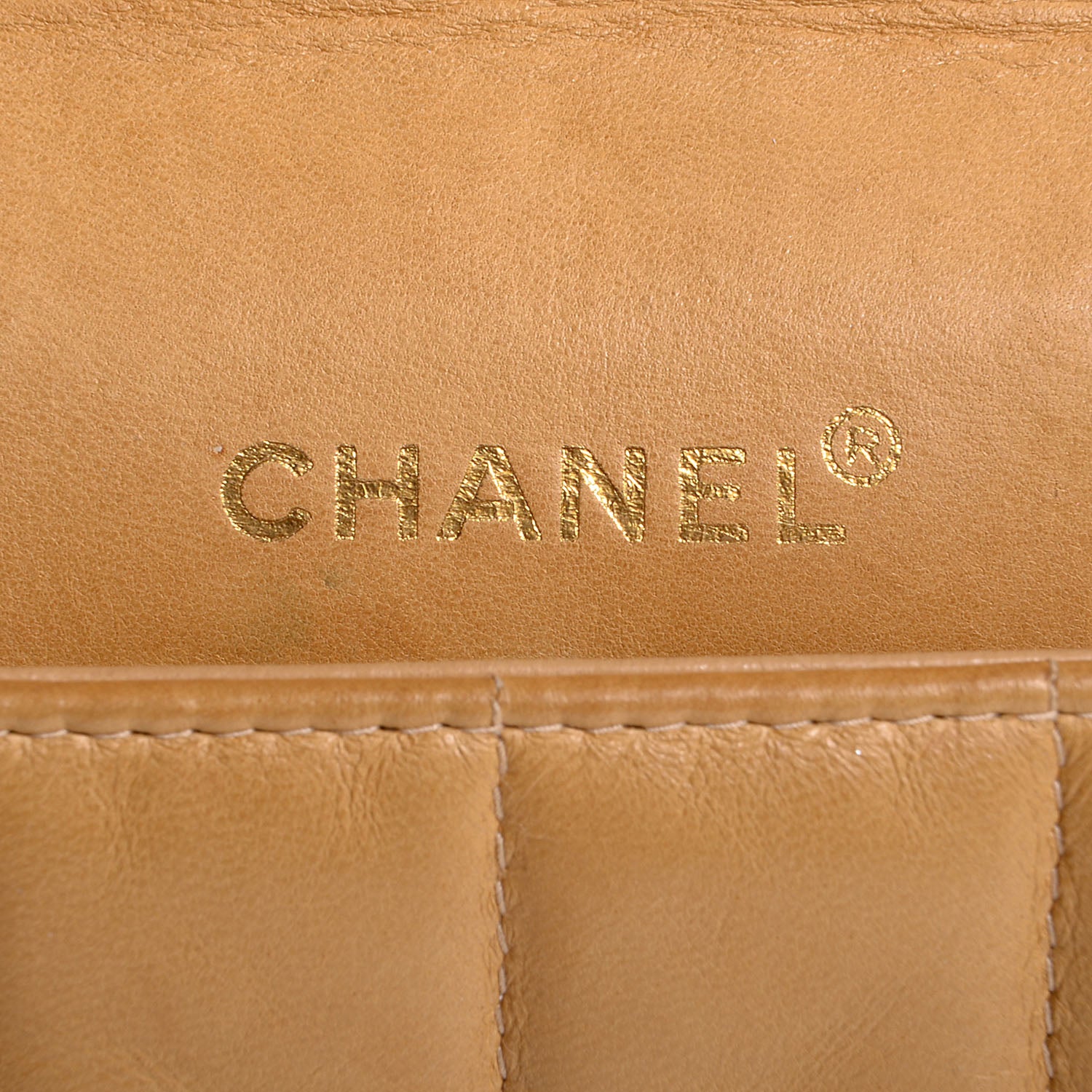 Chanel Lambskin East West Chocolate Bar Flap Beige 7 of 9