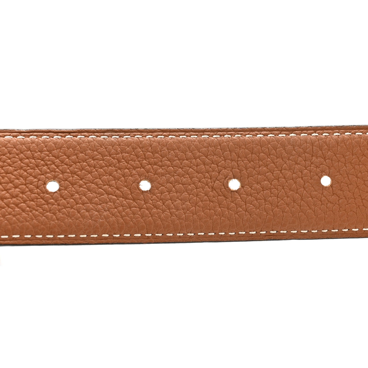 Hermes Box 135 Togo 32mm H Belt 80 32 Black Gold 3 of 8