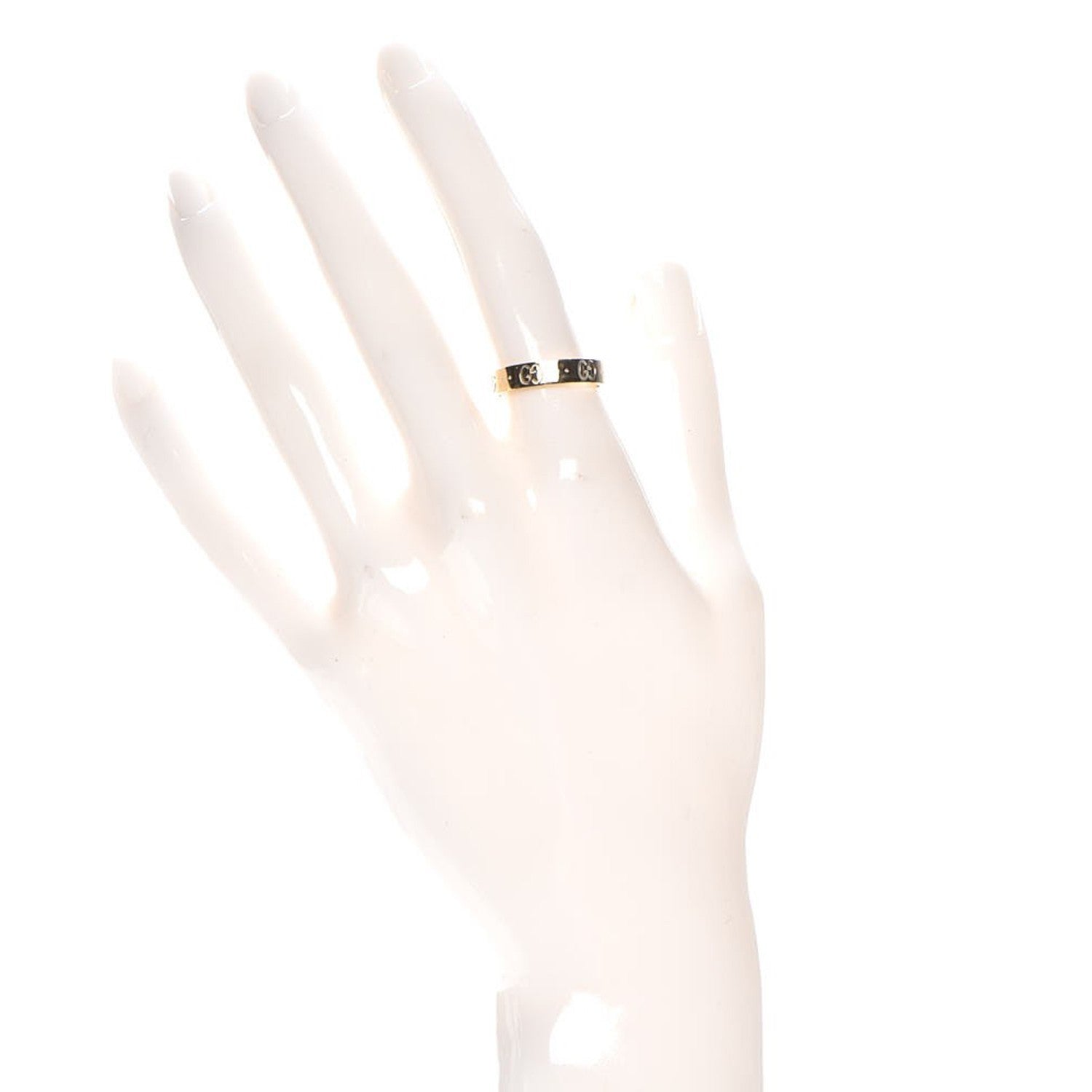 Gucci 18K Yellow Gold 4mm Icon Thin Band Ring 6 2 of 6