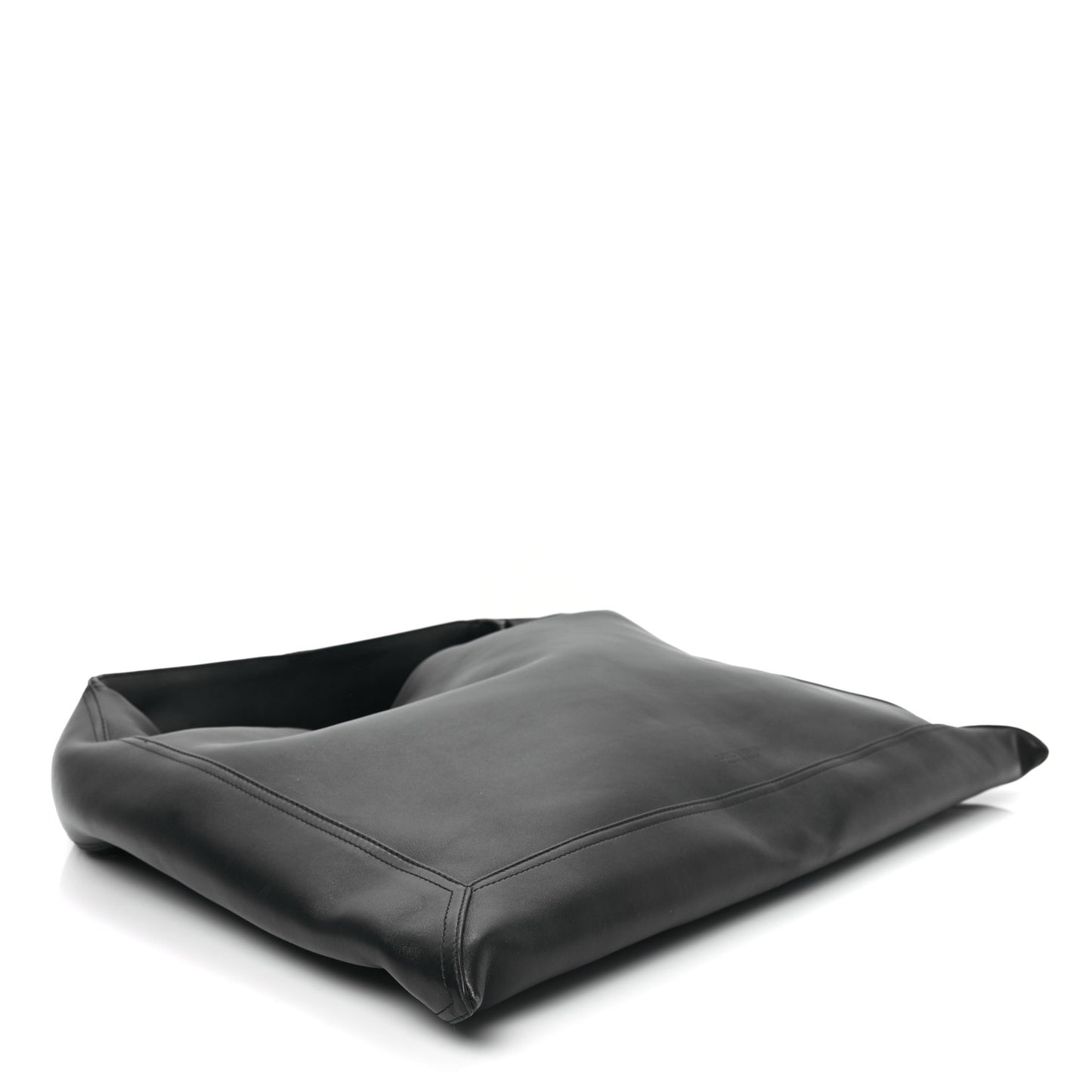 Silky Calfskin Large Hop Black