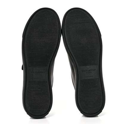 Saint Laurent Calfskin Brooklyn Sneakers 38 black 14 of 22