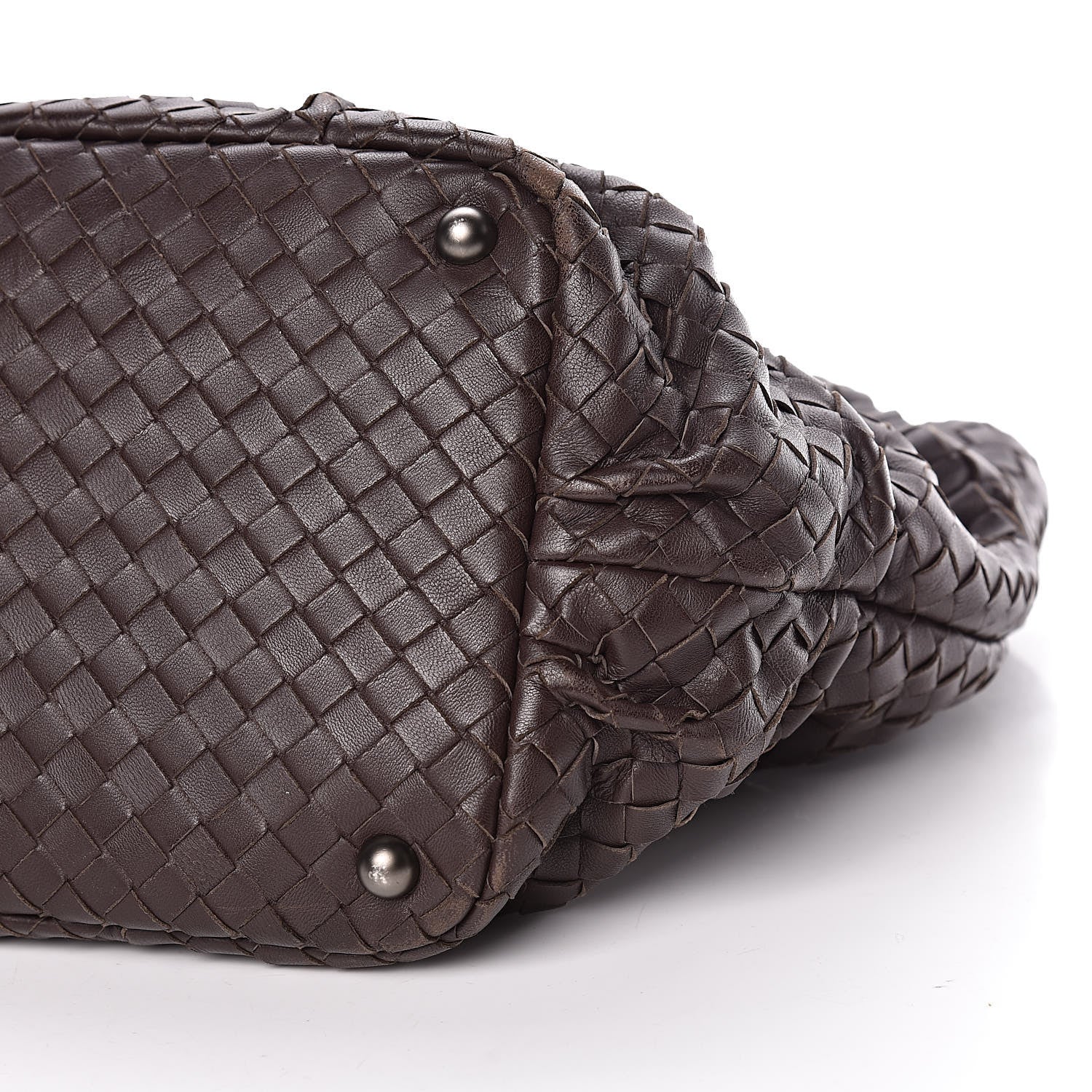Bottega Veneta Nappa Intrecciato Pleated Tote Ebano 13 of 15