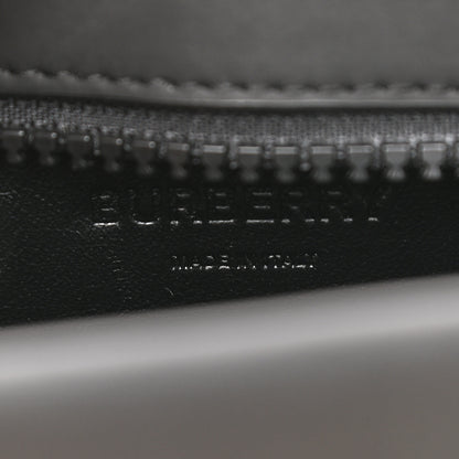 Burberry Rubberised Cotton Foldover Pocket Bag Black 6 of 8