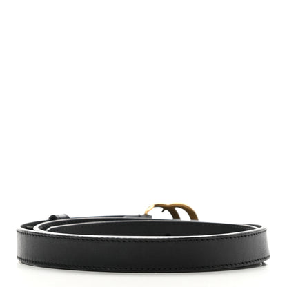 Gucci Calfskin Double G 20mm Belt 80 32 Black 2 of 5